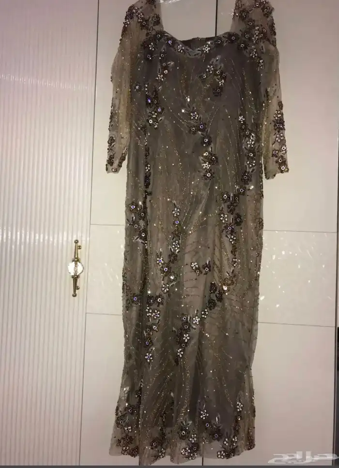 فستان حريمي خرز فخمة انيقة ملابس نسائية 0