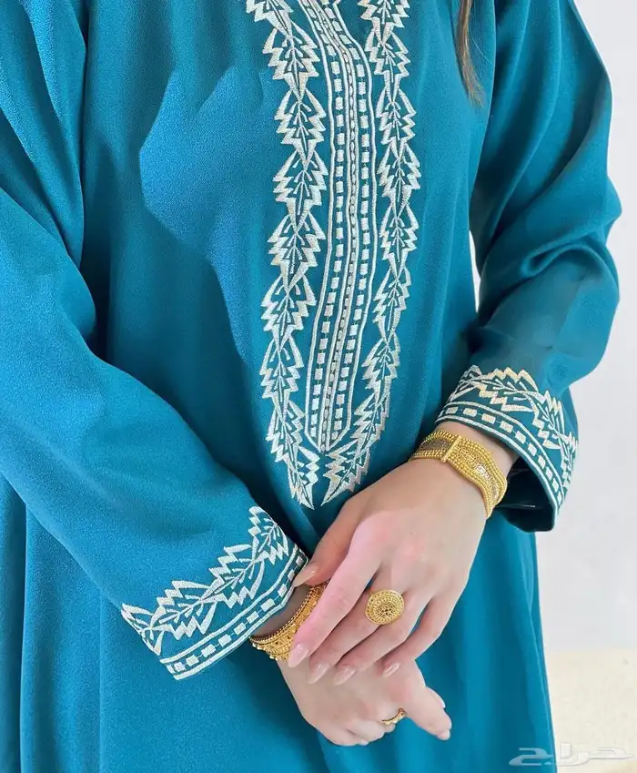 تطريز خياطة جلابيات فساتين كولكشن العيد 2