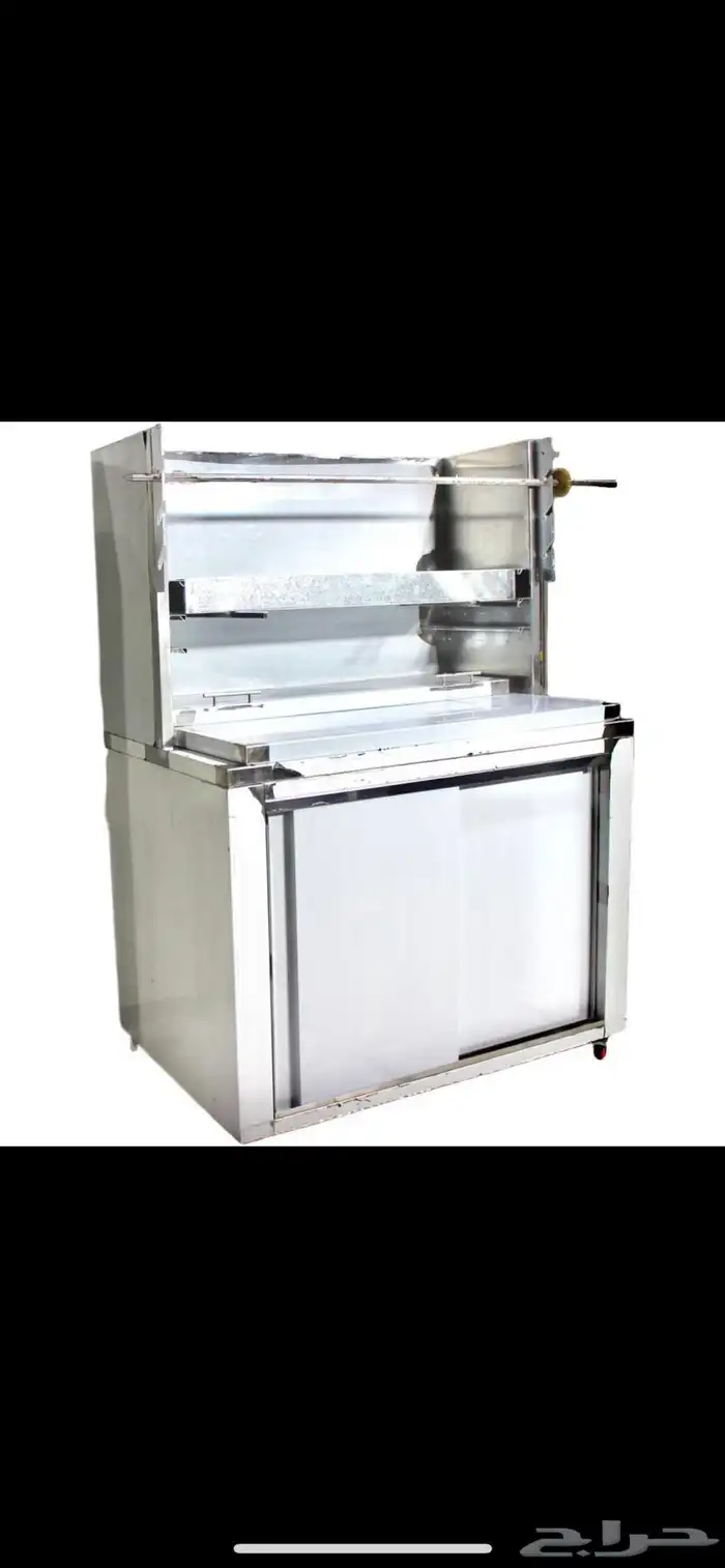 مكينة شاورما فحم معدات مطاعم اعمال ستانلس ستيل مصنع استيل 3
