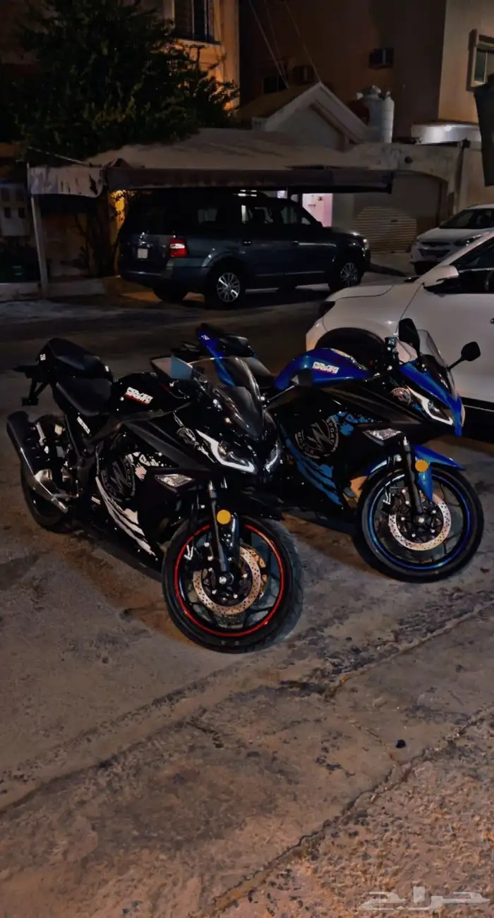 دباب ريس 250 دراجة نارية نينجا بايك دبابات نارية 11