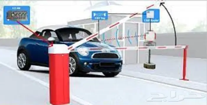 بوابات امنيه الكترونيه وذراع الكتروني لدخول السيارات 5