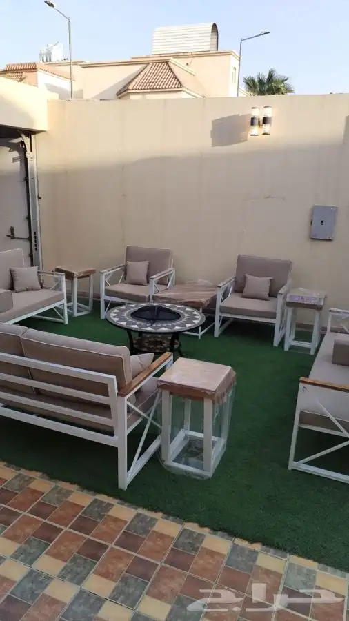جلسة خارجية خشب حديد جلسات كراسي طاولات اطقم طقم جلسات 42