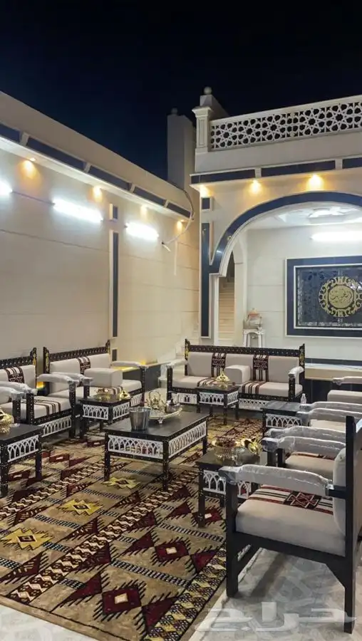 جلسة خارجية خشب حديد جلسات كراسي طاولات اطقم طقم جلسات 77
