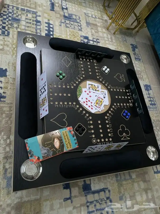 طاوله ملكيه 3 ألعاب بلوت جاكارو ضومنه 0