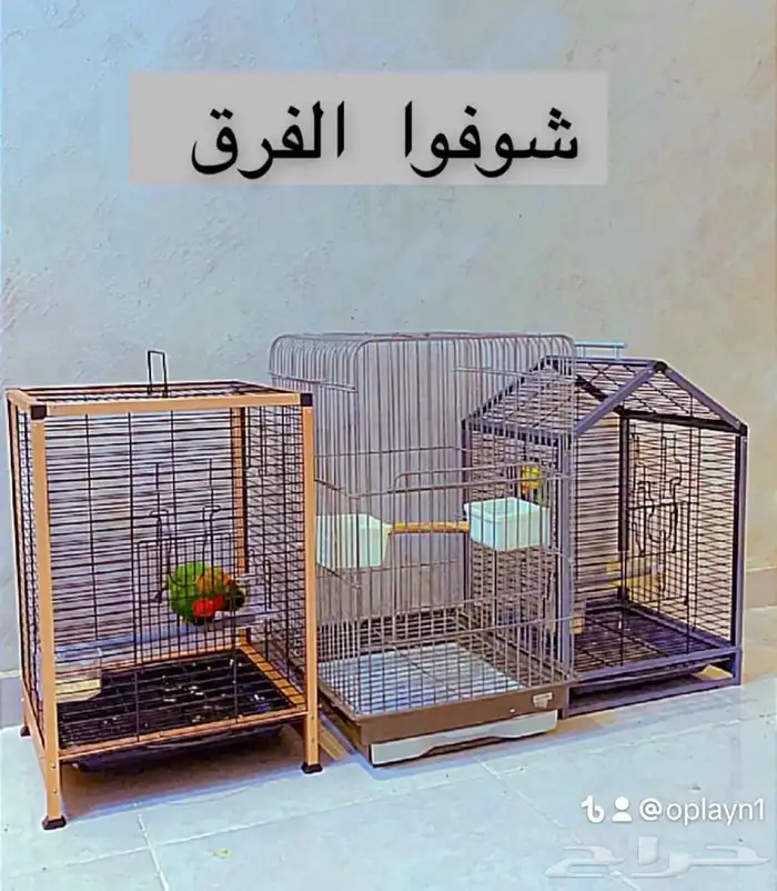 أقفاص طيور خشب 23