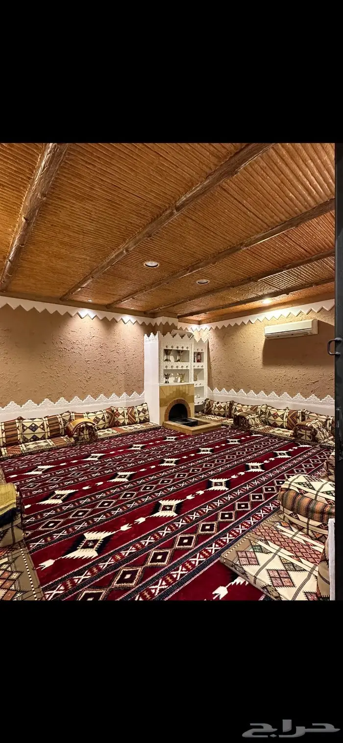 استراحة فاخرة قسمين 3000 متر بالرمال 25