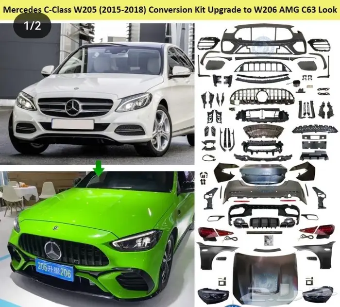 تعديل مرسيدس C إلى 63 AMG 0