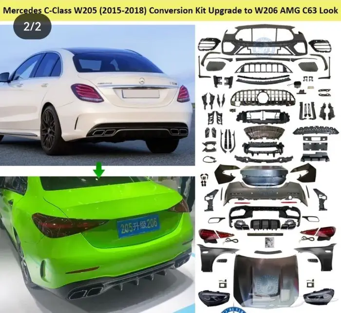 تعديل مرسيدس C إلى 63 AMG 1