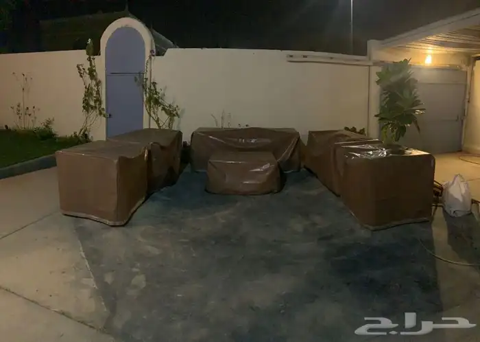 جلسة خارجية خشب حديد جلسات كراسي طاولات اطقم طقم جلسات 45
