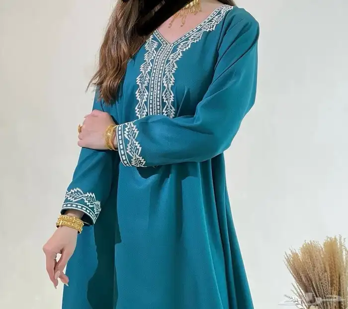 تطريز خياطة جلابيات فساتين كولكشن العيد 2