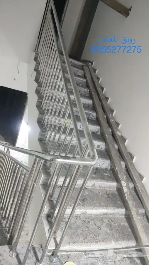 ورشة استنلس استيل دربزان درج حواجز شبابيك 32