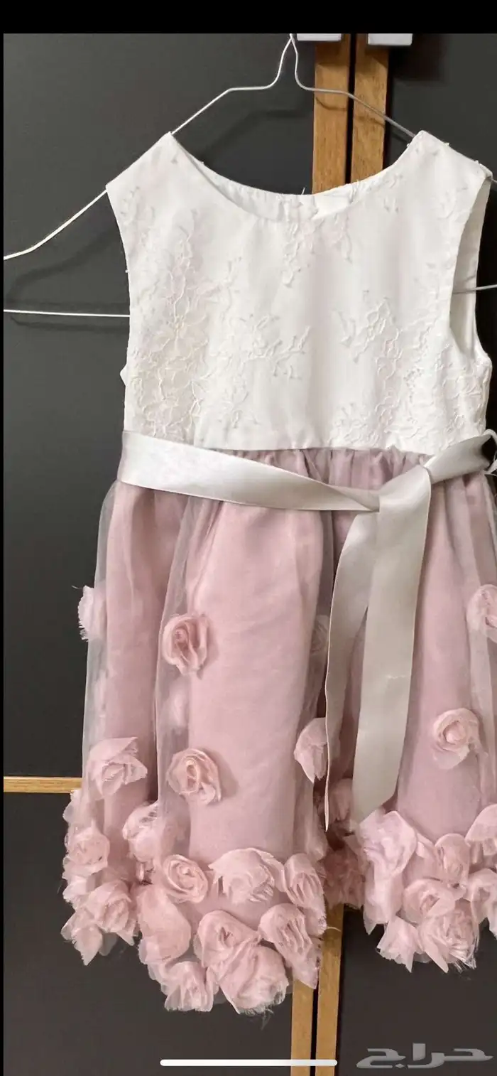فستان بنات ماركه مونسون تل ودانتيل 0
