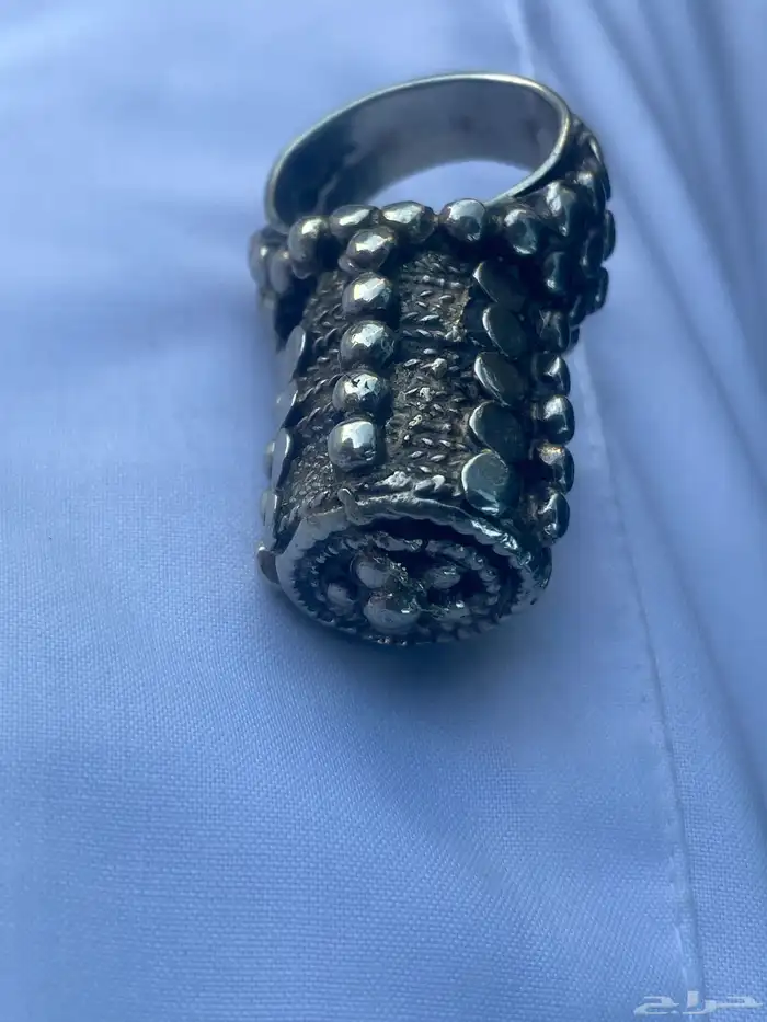 خاتم قديم أثري فضه 2