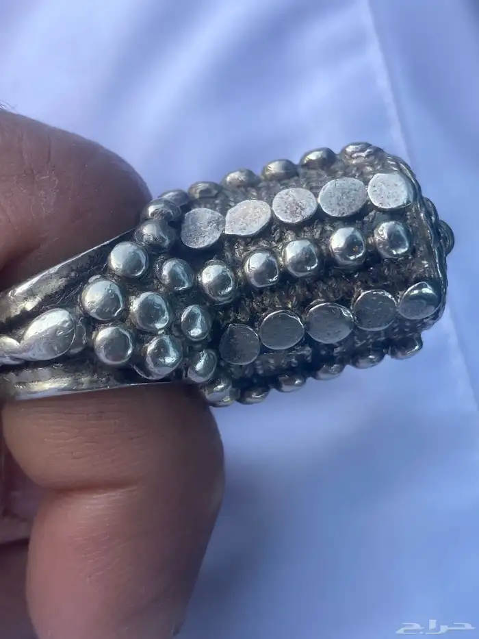 خاتم قديم أثري فضه 1