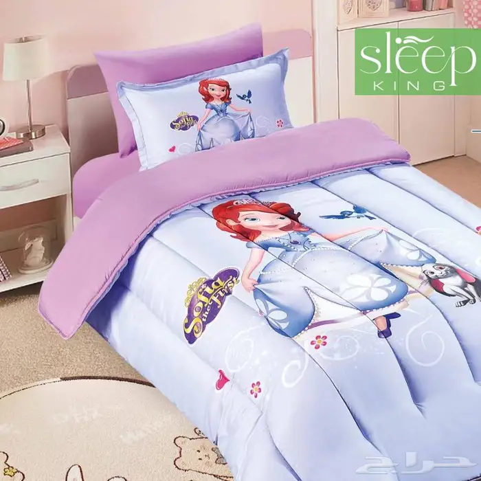 مفرش 4قطع مفرد قطن مايكرو 1