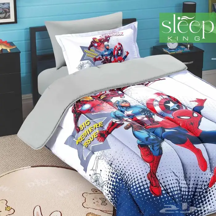 مفرش 4قطع مفرد قطن مايكرو 0