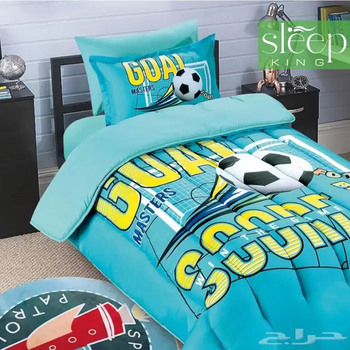 مفرش 4قطع مفرد قطن مايكرو 4