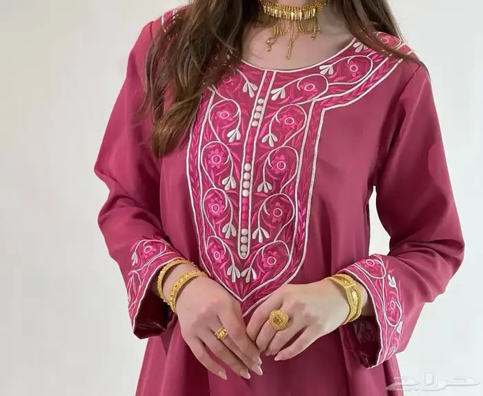 تطريز خياطة جلابيات فساتين كولكشن العيد 6