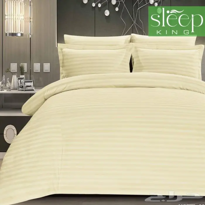 مفرش فندقي قطن ناعم مزدوج 7قطع 1