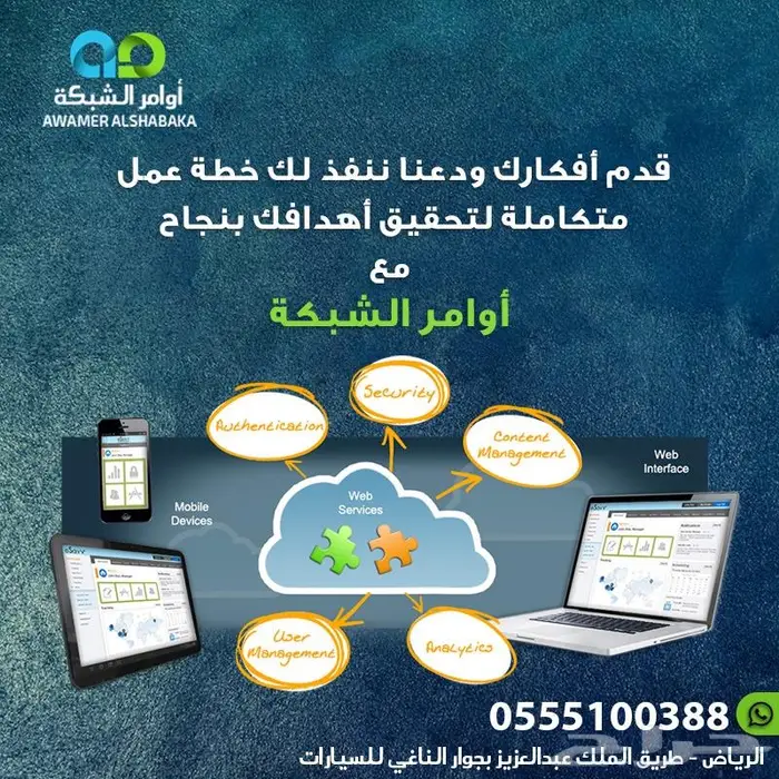 حلول تقنية شاملة ابدأ رحلة الابتكار والتميز مع أوامر الشبكة 0