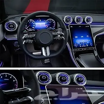 مرسيدس بنز هويات المكيف المضيئة والسمعات المضيئة 15