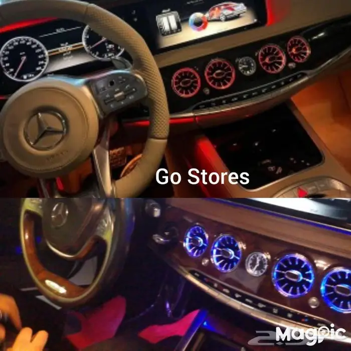 مرسيدس بنز هويات المكيف المضيئة والسمعات المضيئة 54