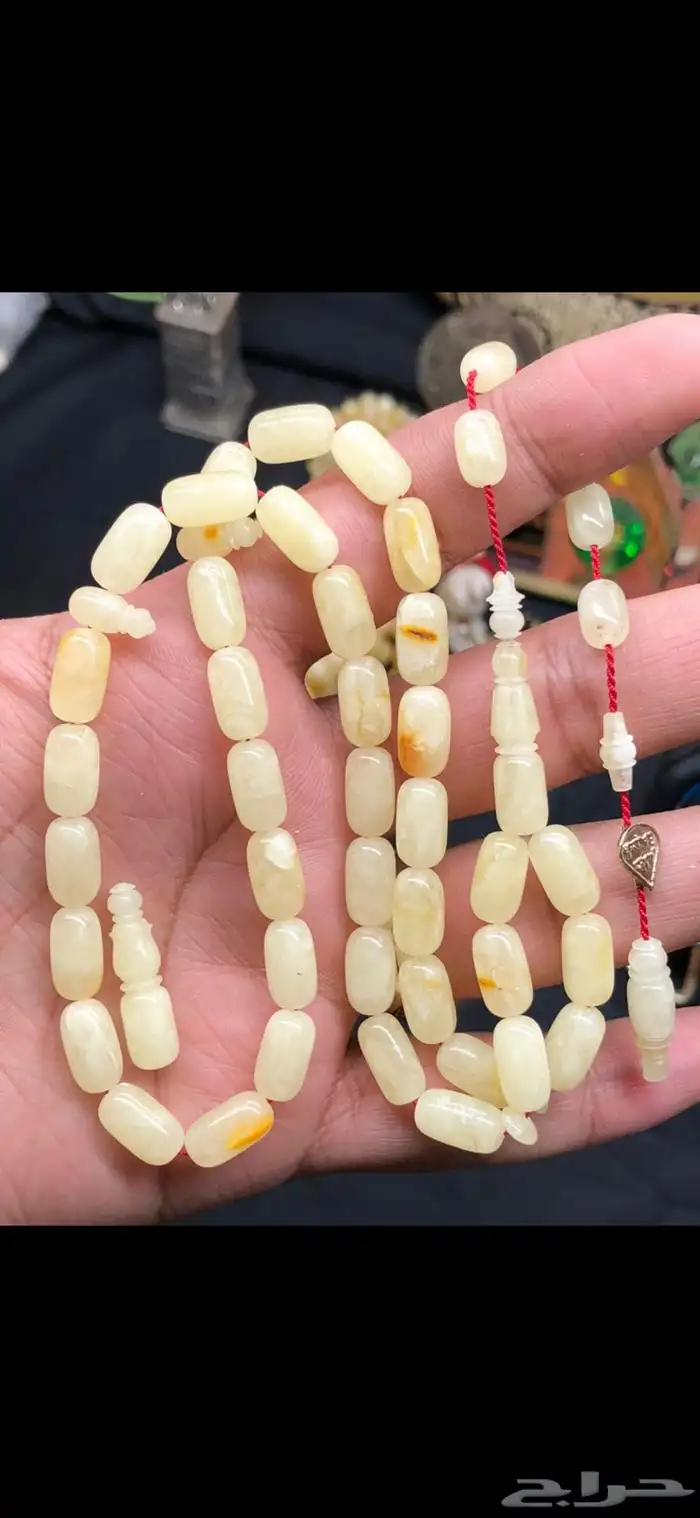 سبحة كهرمان حجر واحد (تم البيع) 2