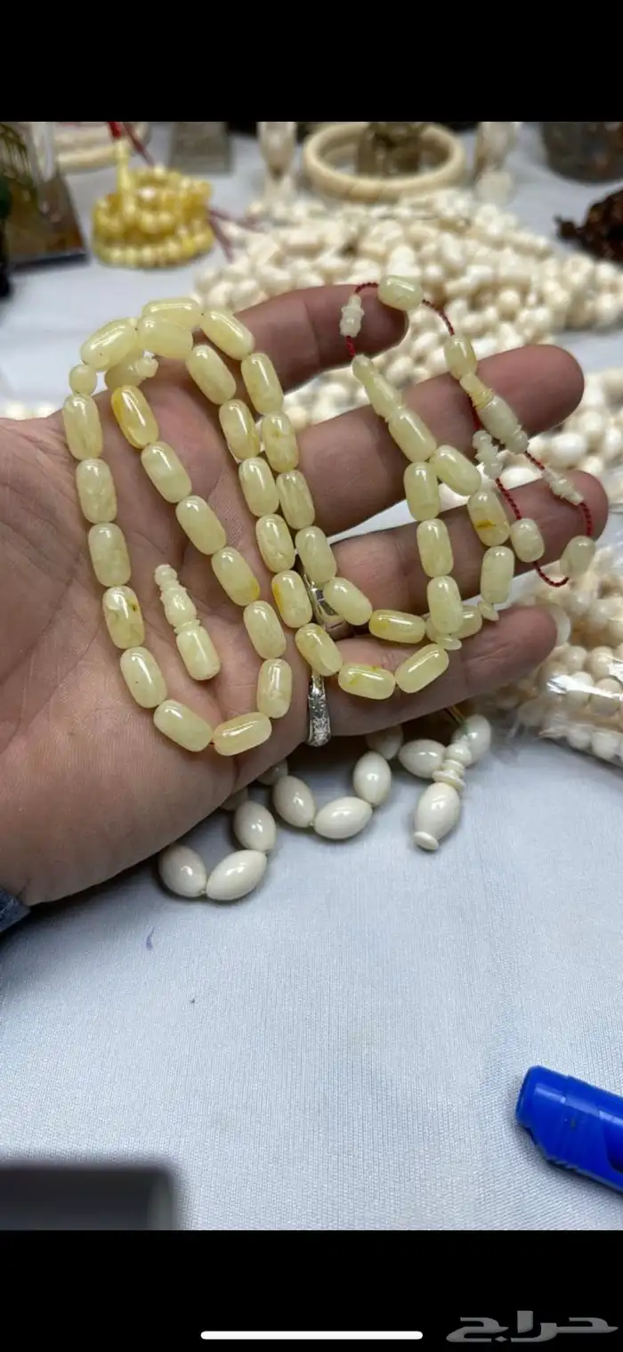 سبحة كهرمان حجر واحد (تم البيع) 3