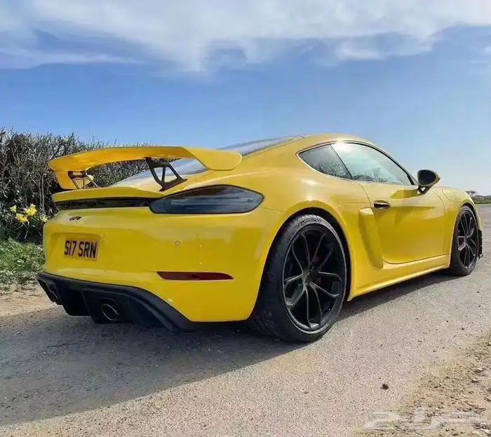 سبويلر خلفي جناح بورش بوكستر 718 كايمان GT4 اسود 1