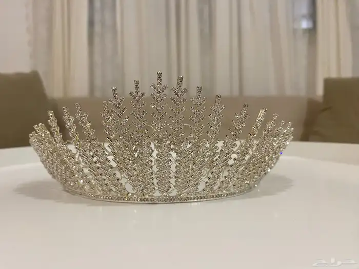 تاج كريستال للعروسة 3
