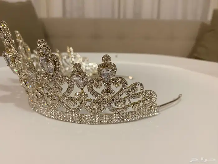 تاج كريستال للعروسة 2