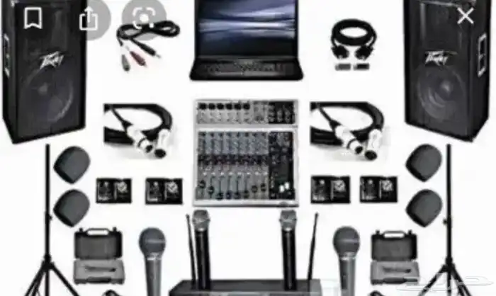 للايجار سماعات مكسر مايكات معدات دي جي كامل 3