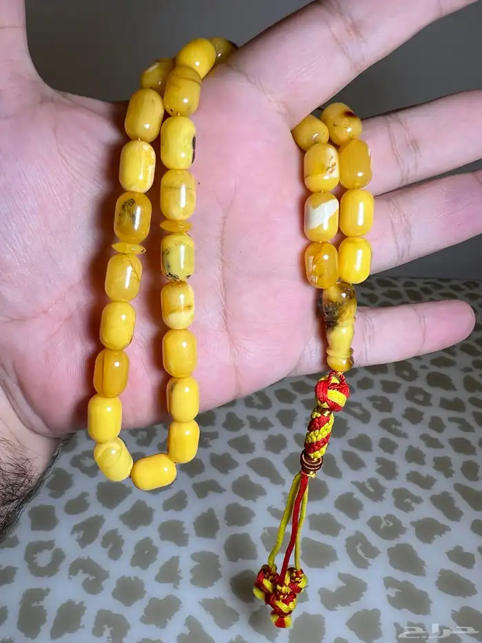 سبح كهرمان بولندي شوائب 3