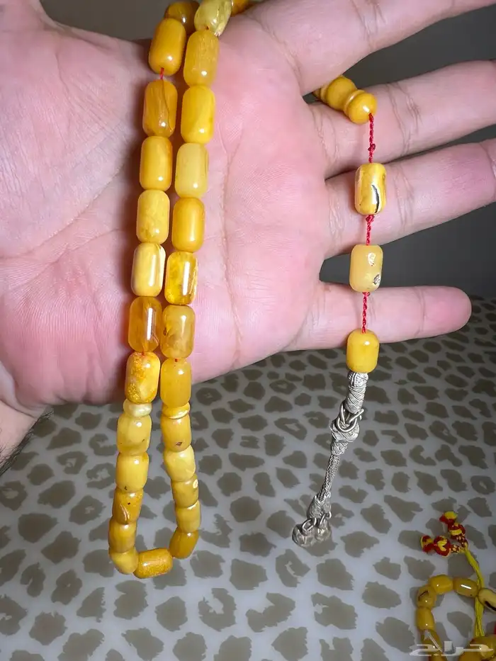 سبح كهرمان بولندي شوائب 6