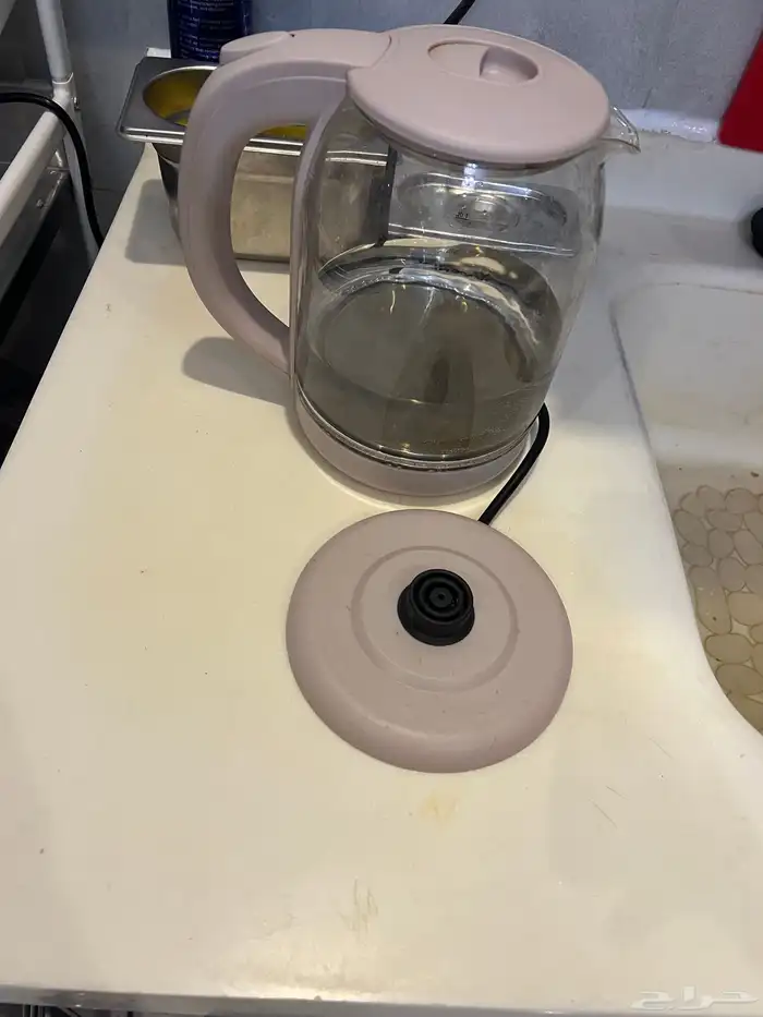 غلاية ماء مستخدم كهرباء 220 مستعمل نظيف 1500 واط 1