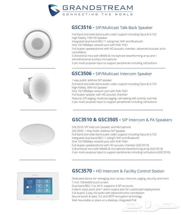 سنترالات جراندستريم Grandstream 6