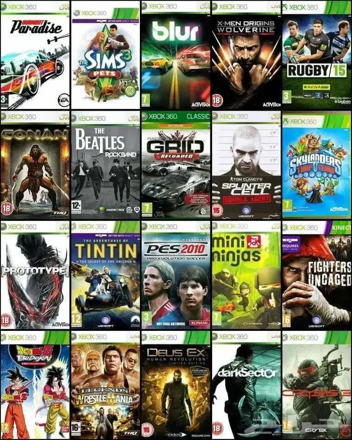 جهاز xbox360 اكس بوكس جديد مهكر مع اروع الالعاب 72