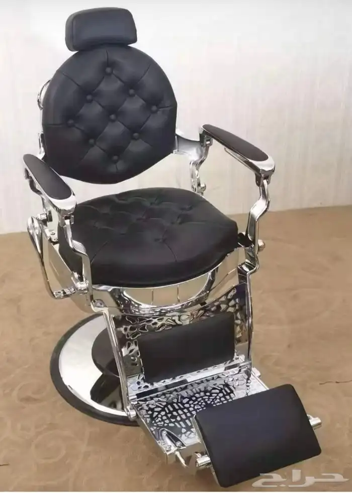 كراسي حلاقه بسعر الجمله ملكي ذهبي وفضي 9