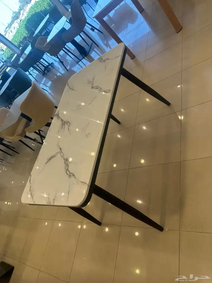 طاولات فايبر طاولات رخام 5