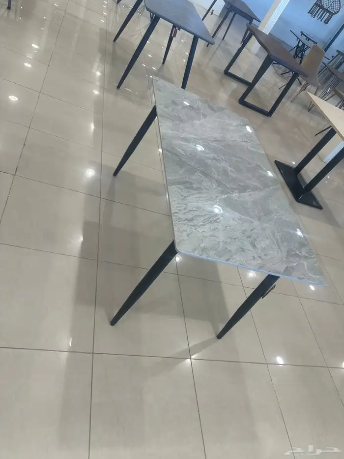 طاولات فايبر طاولات رخام 6