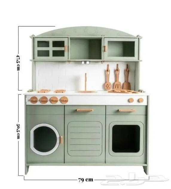 لعبة دولاب مطبخ خشب 200 ريال عرض التاسيس 4