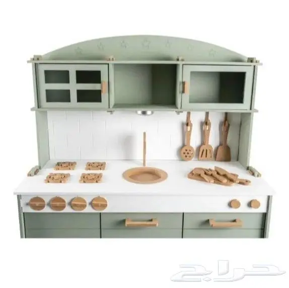 لعبة دولاب مطبخ خشب 200 ريال عرض التاسيس 3