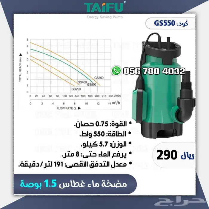مضخه ماء غطاس 1