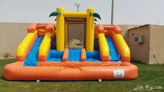 نطيطات زحاليق بالونات هوائيه مسبح مائي 1
