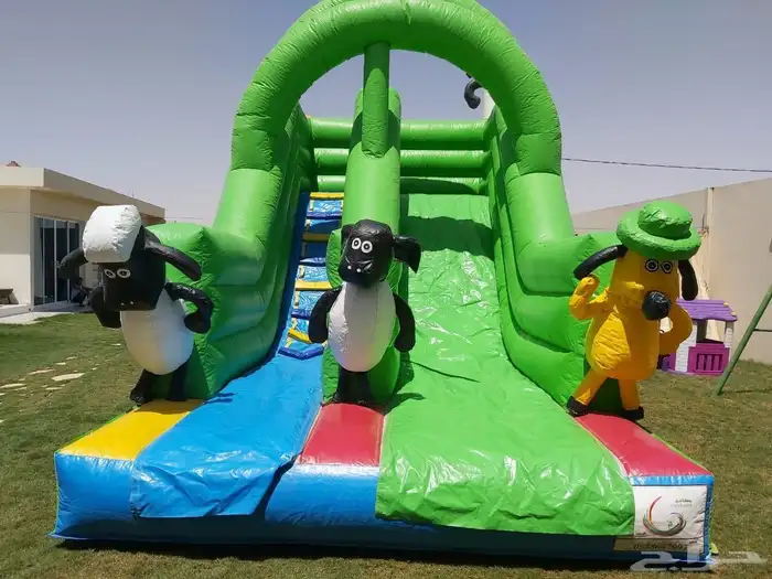 نطيطات زحاليق بالونات هوائيه مسبح مائي 4