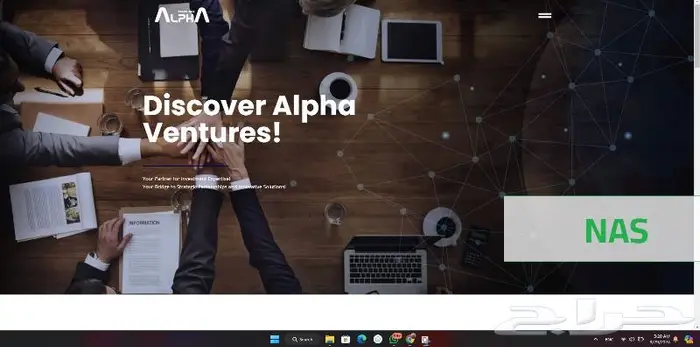 انشاء موقع تعريفي للشركة أو مؤسسة 1