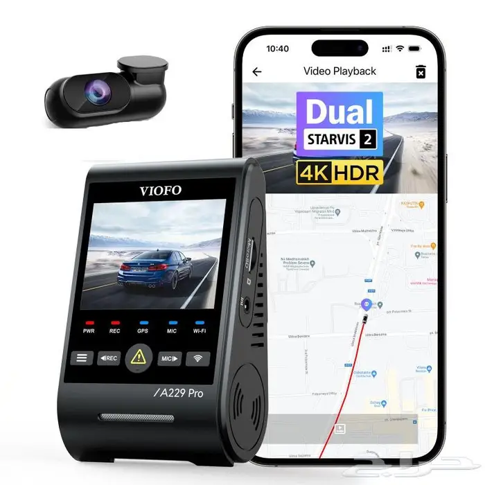 داش كام Viofo A229 Pro Duo (4k 2K) 1
