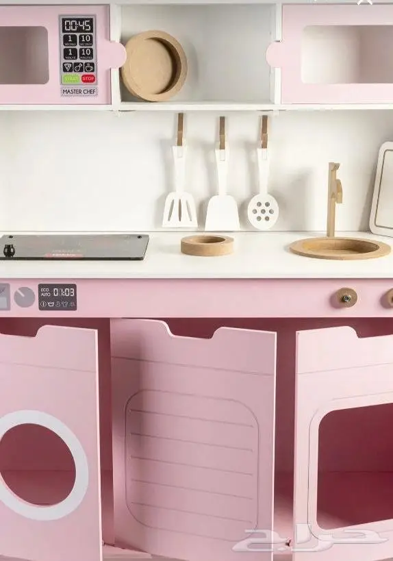 لعبة دولاب مطبخ خشب 200 ريال عرض التاسيس 5