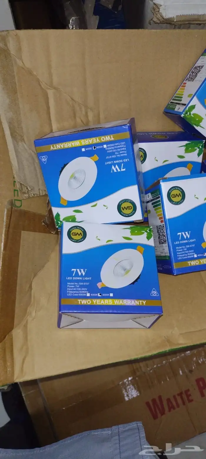 لمبات وأدوات كهربائية مخفضة وأسلاك دش 6