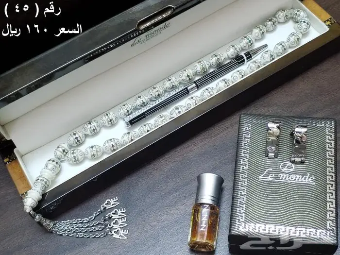 مسباح مسابيح سبح سبحه مسبحة كبك اقلام علب هدايا خشبية فاخرة 5